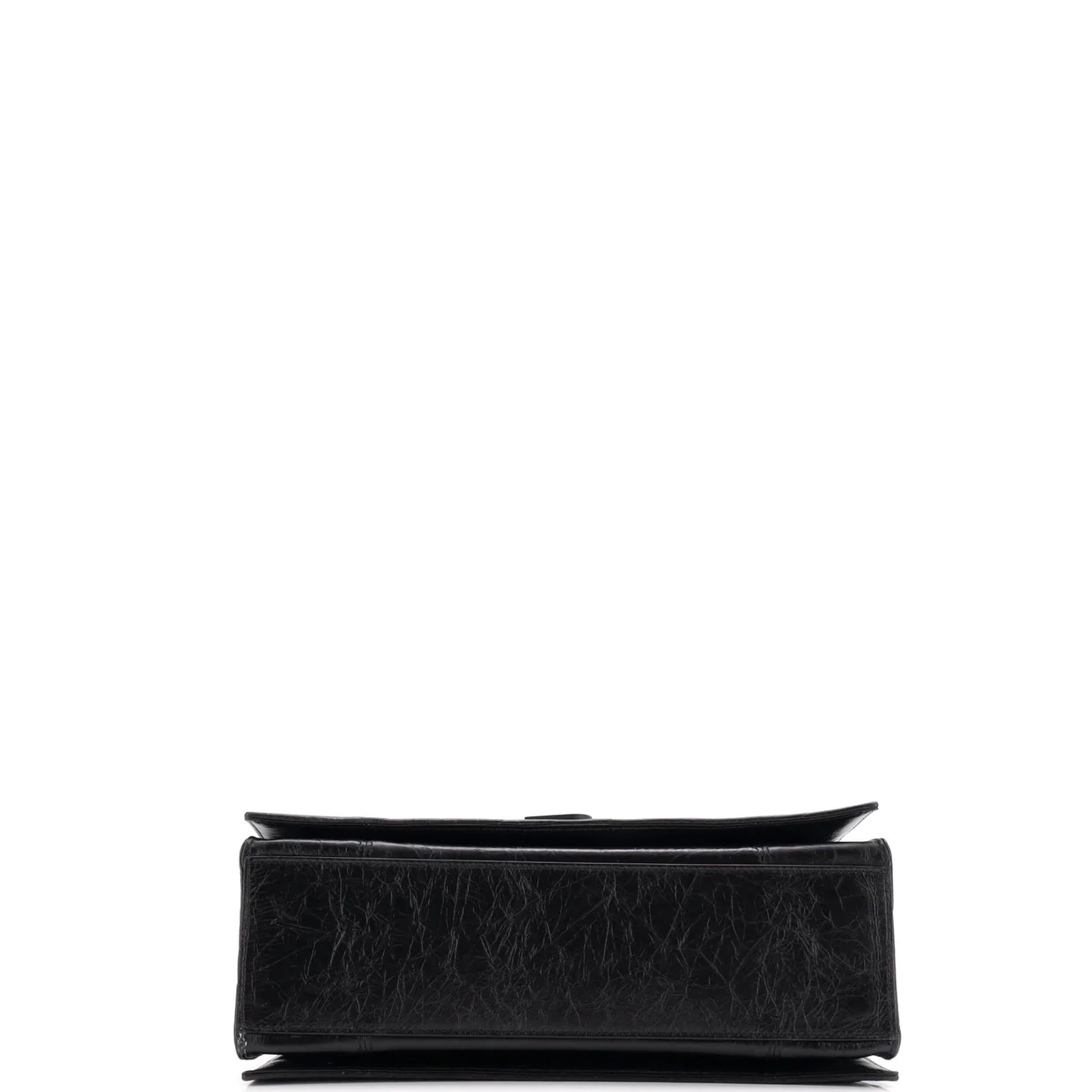 Crush Chain Flap Bag Quilted Crushed Calfskin Medium - Deep Luxury