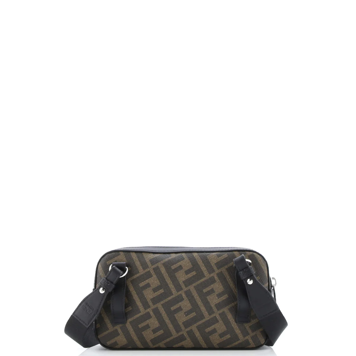 Camera Case Bag Zucca Coated Canvas and Leather Small - Deep Luxury