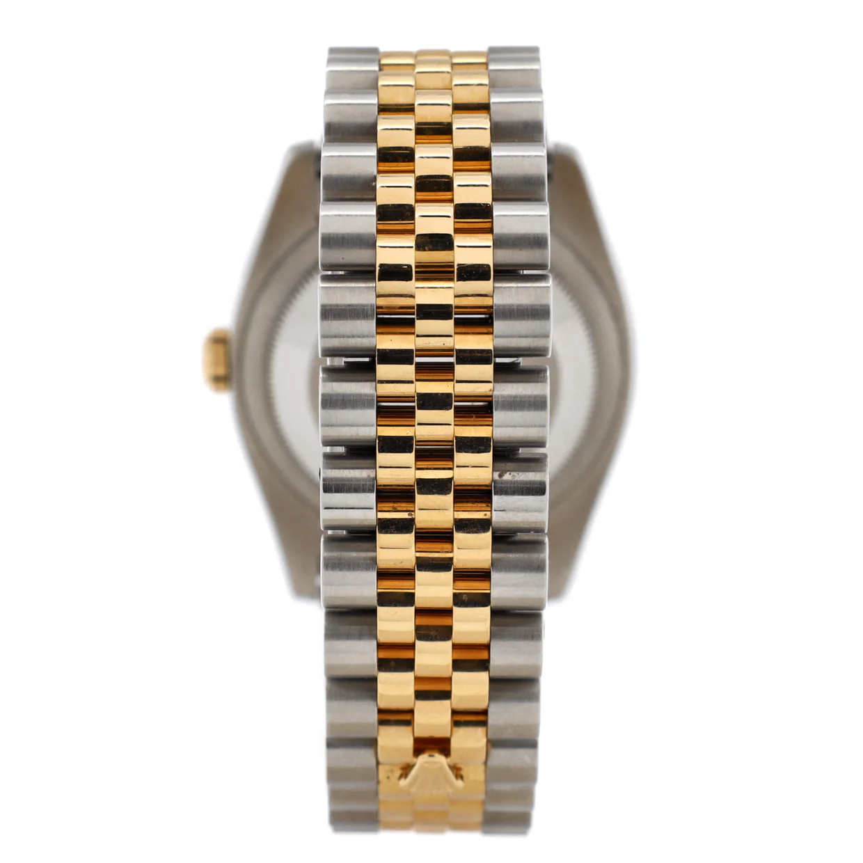 Oyster Perpetual Datejust Automatic Watch Stainless Steel and Yellow Gold with Diamond Bezel and Markers 36 - Deep Luxury