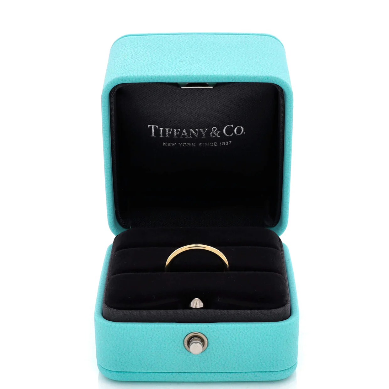 Lock Ring 18K Yellow Gold - Deep Luxury