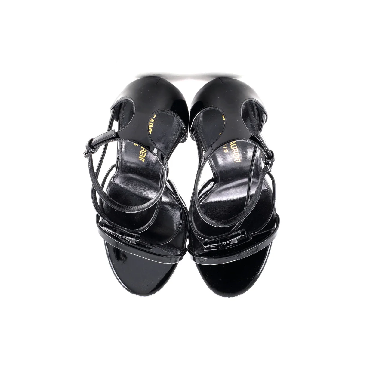 Women's Cassandra Heeled Sandals Patent 100 - Deep Luxury
