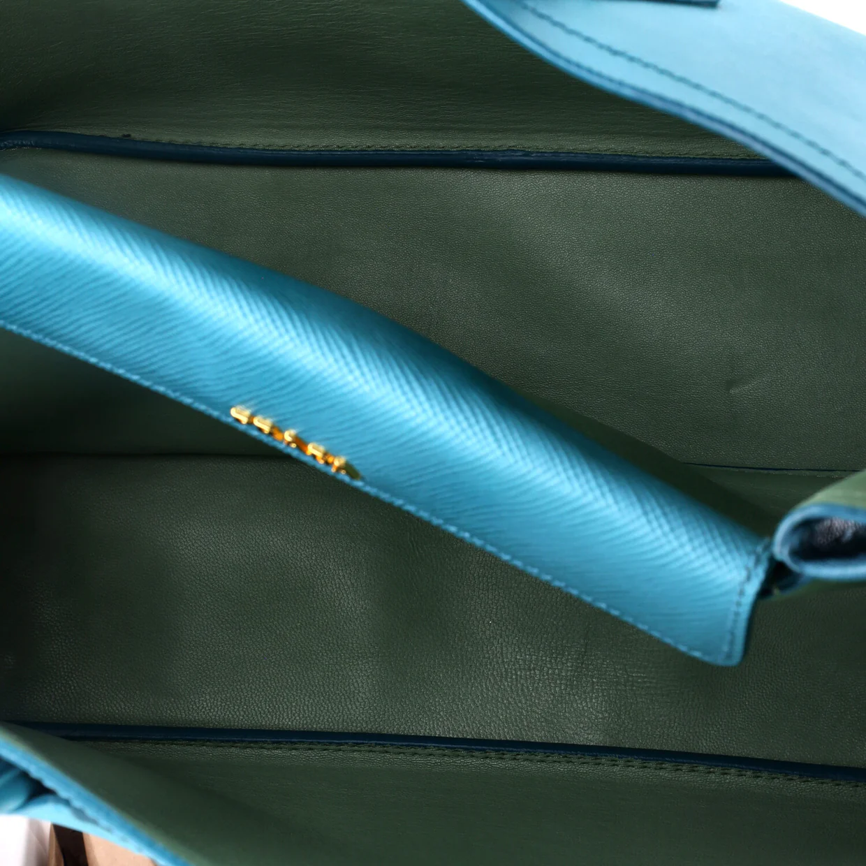 Cuir Double Tote Saffiano Leather Large - Deep Luxury