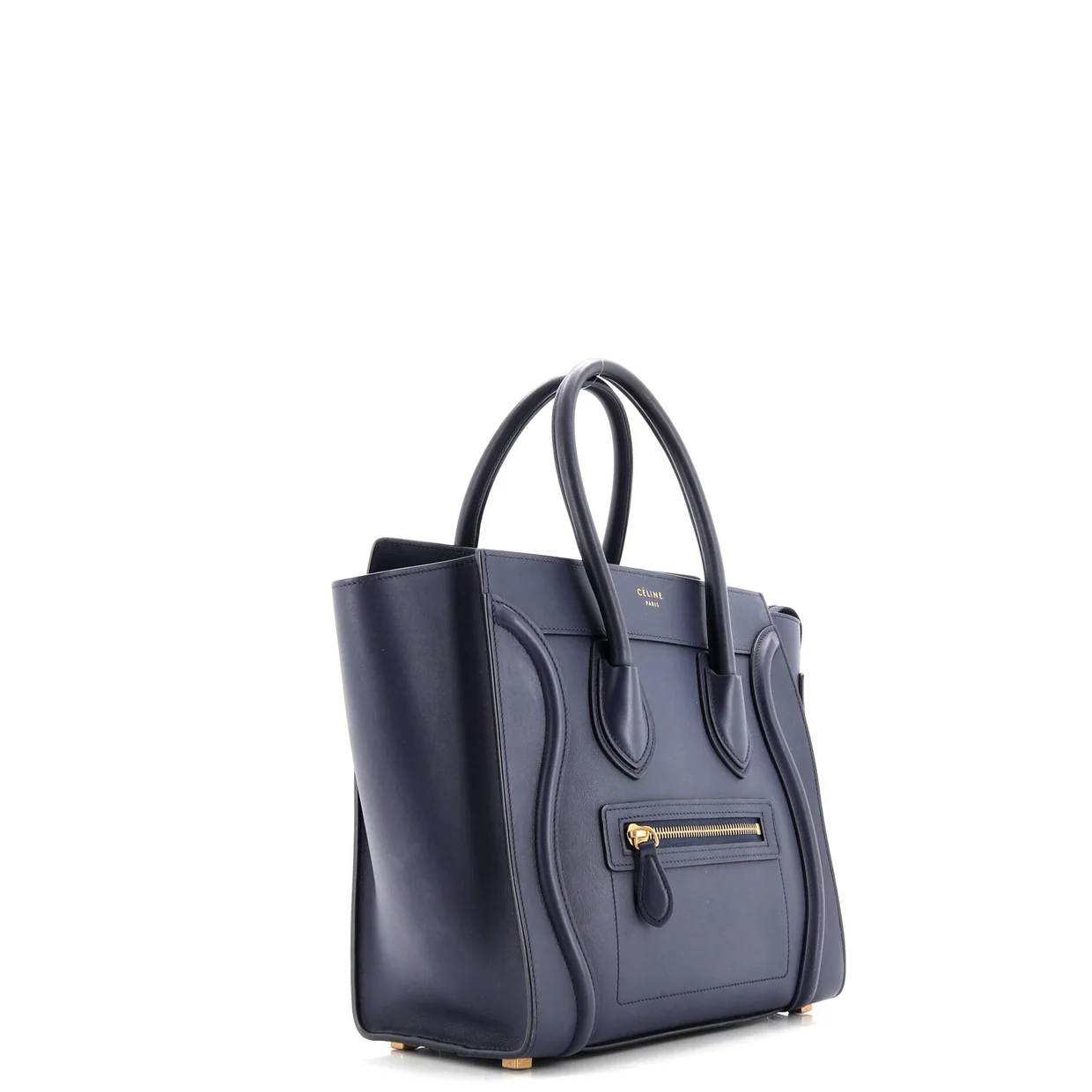 Luggage Bag Smooth Leather Micro - Deep Luxury