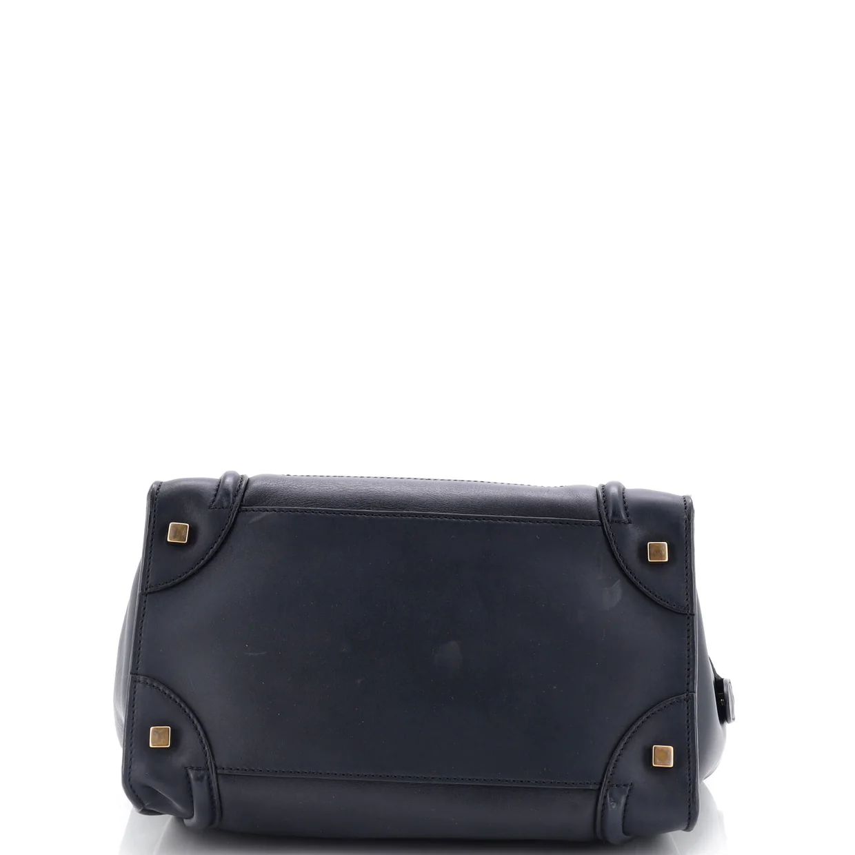 Luggage Bag Smooth Leather Mini - Deep Luxury