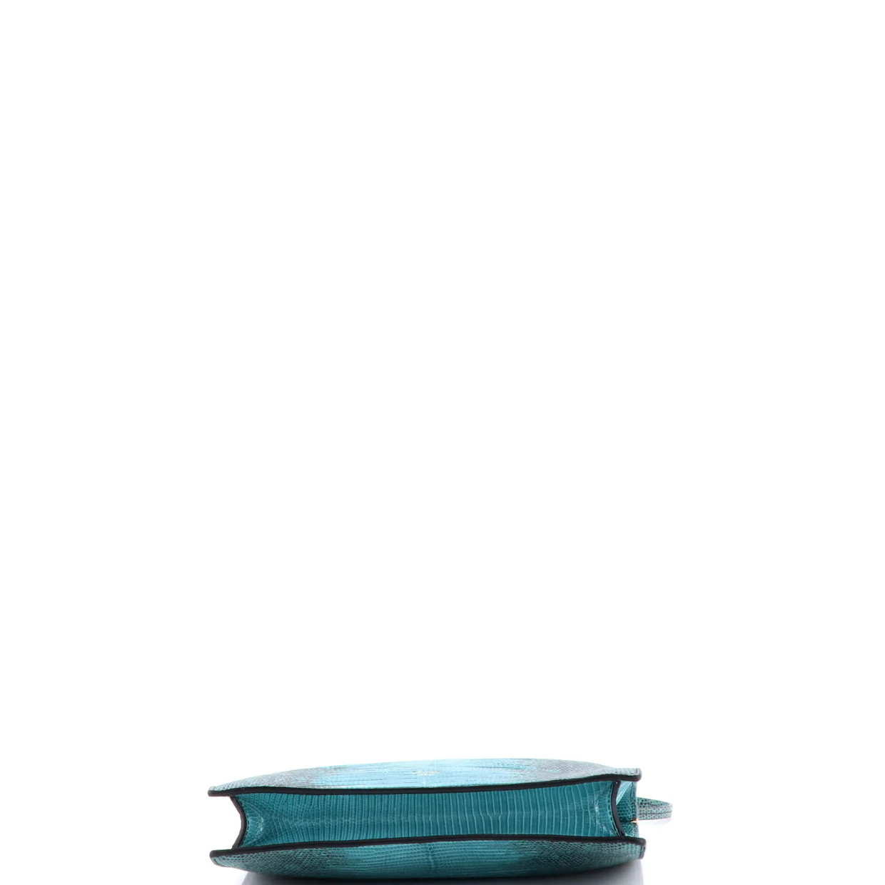 Clasp Crossbody Bag Lizard Mini - Deep Luxury