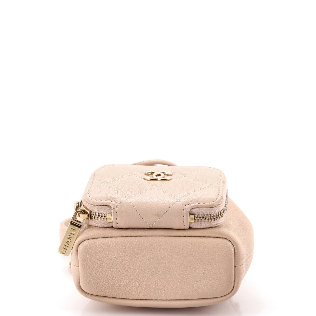 Business Affinity Drawstring Bucket Bag Quilted Caviar Mini - Deep Luxury