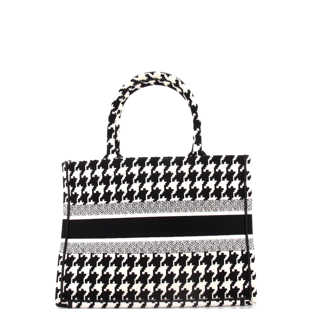 Book Tote Embroidered Raffia Medium - Deep Luxury