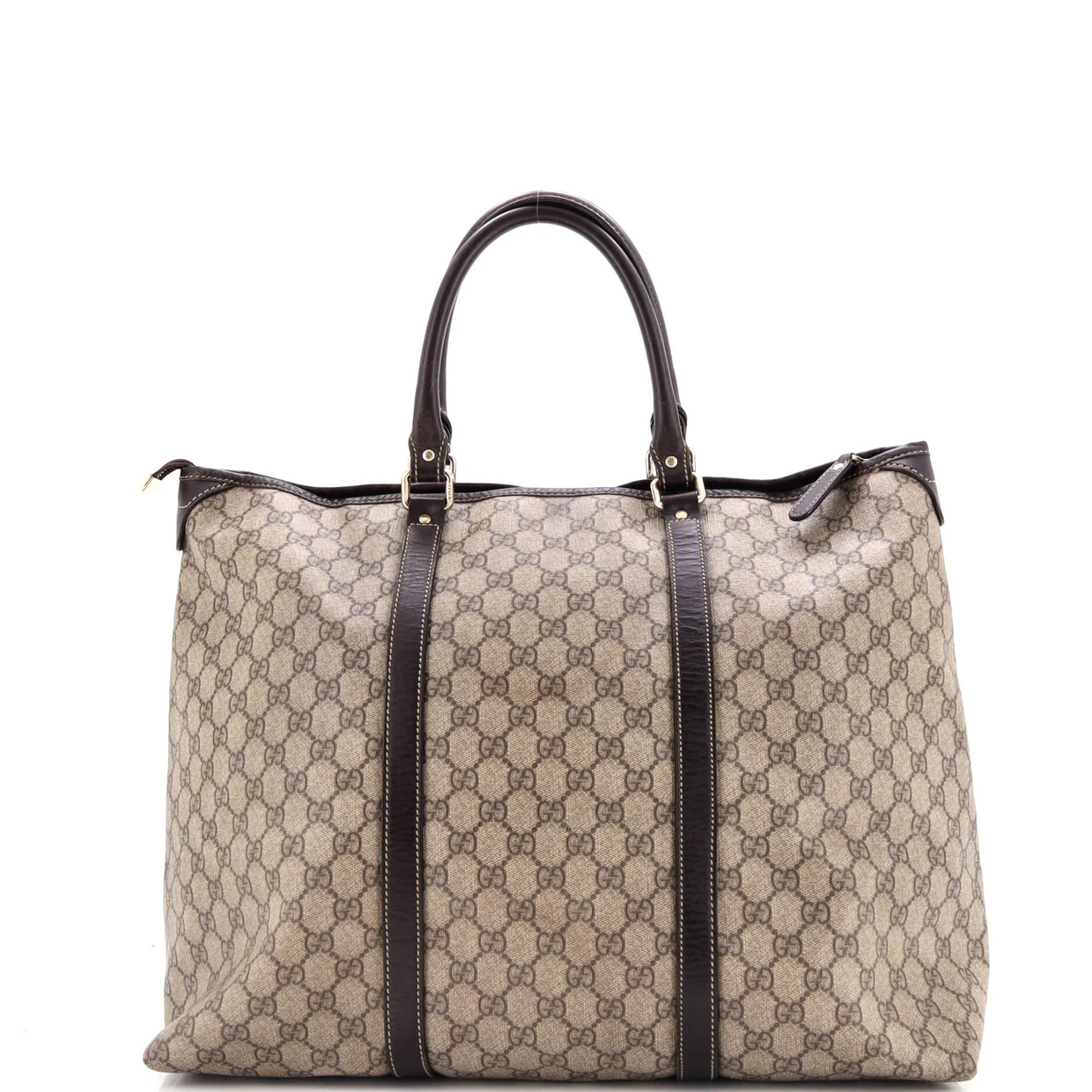 Joy Zip Top Tote GG Coated Canvas Medium - Deep Luxury