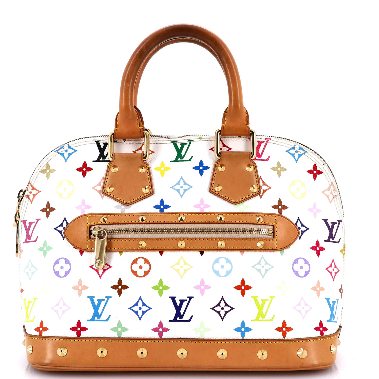 Alma Handbag Monogram Multicolor PM - Deep Luxury