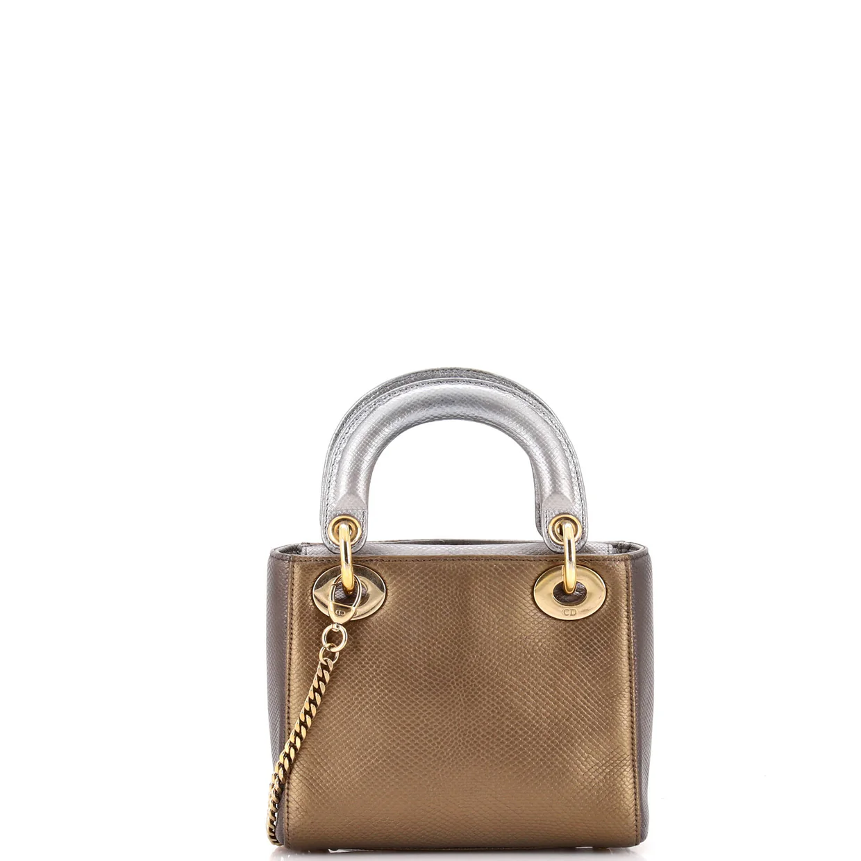 Lady Dior Chain Bag Lizard Mini - Deep Luxury
