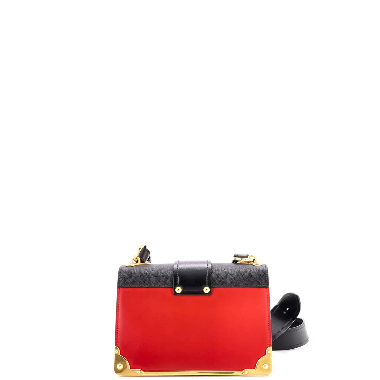 Cahier Chain Crossbody Bag City Calf and Saffiano Small - Deep Luxury