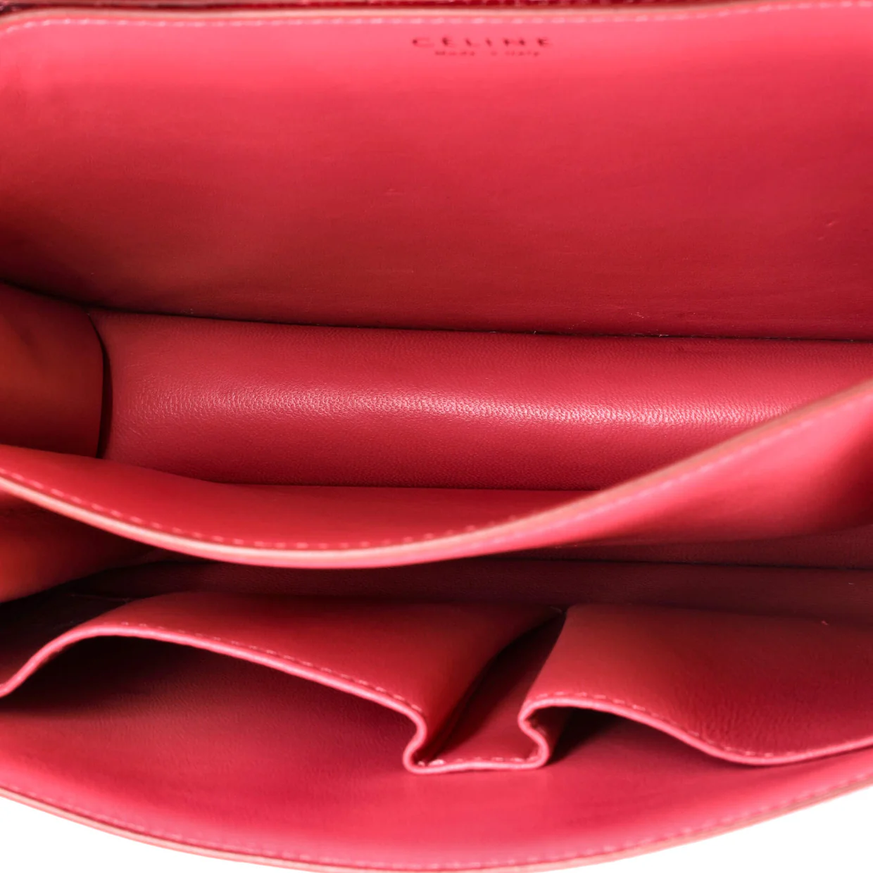 Classic Box Bag Lizard Medium - Deep Luxury