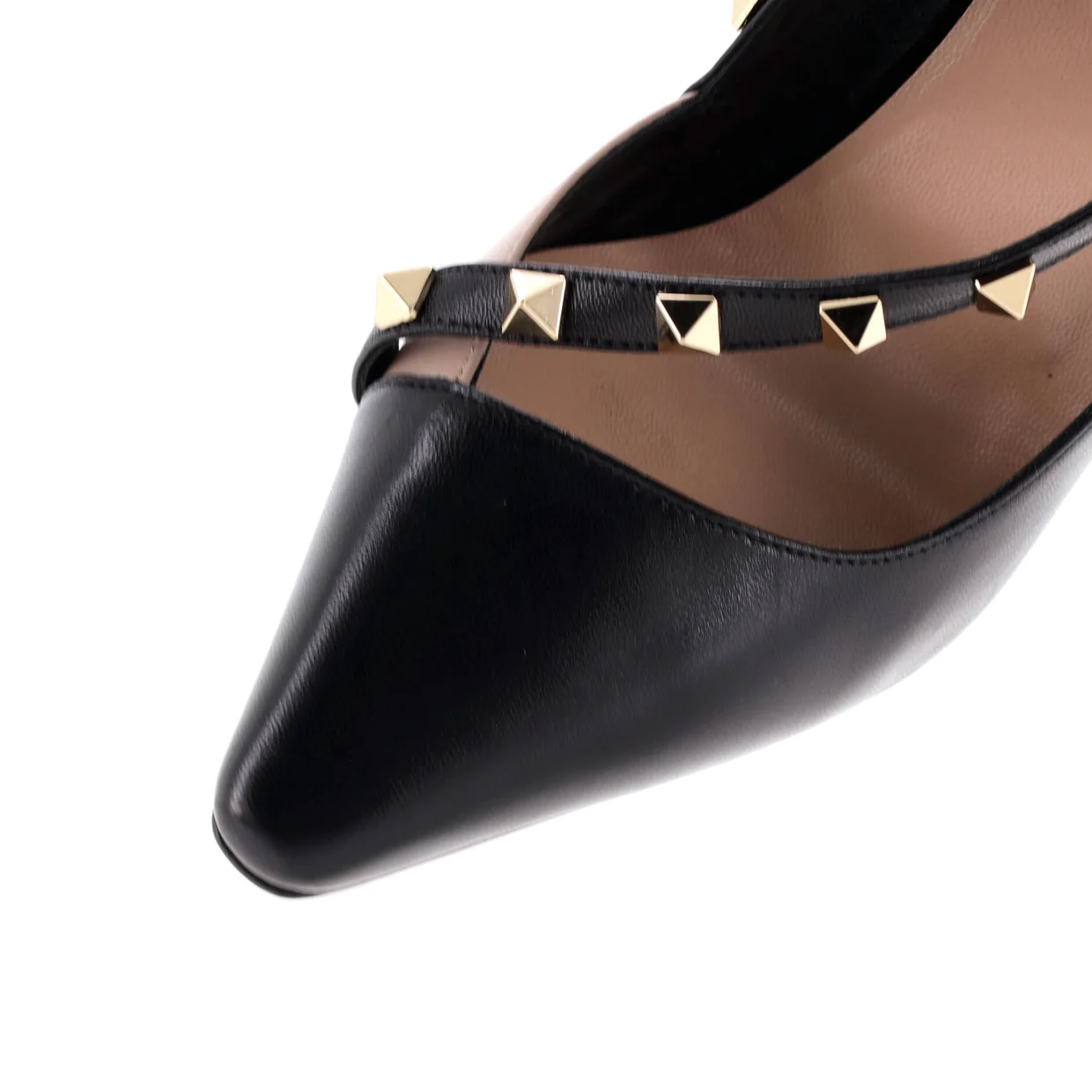 Women's Rockstud Pumps Leather - Deep Luxury