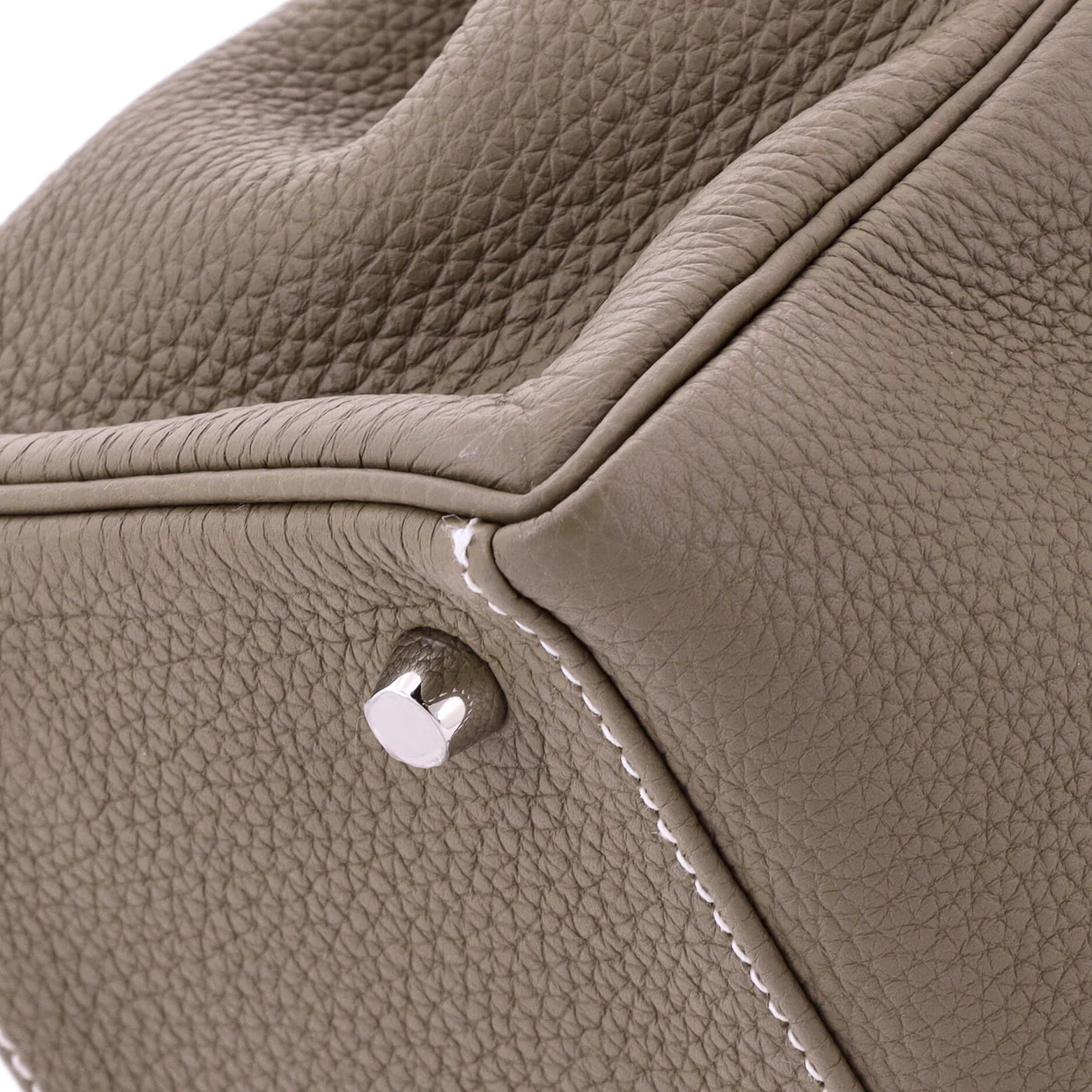 Kelly Handbag Grey Togo with Palladium Hardware 28 - Deep Luxury