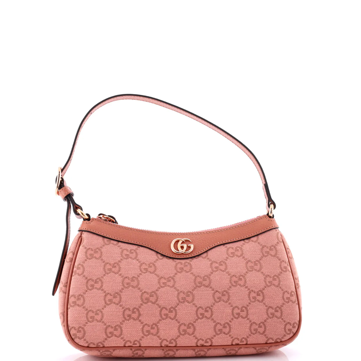 Ophidia Zip Pochette Shoulder Bag GG Canvas Small - Deep Luxury