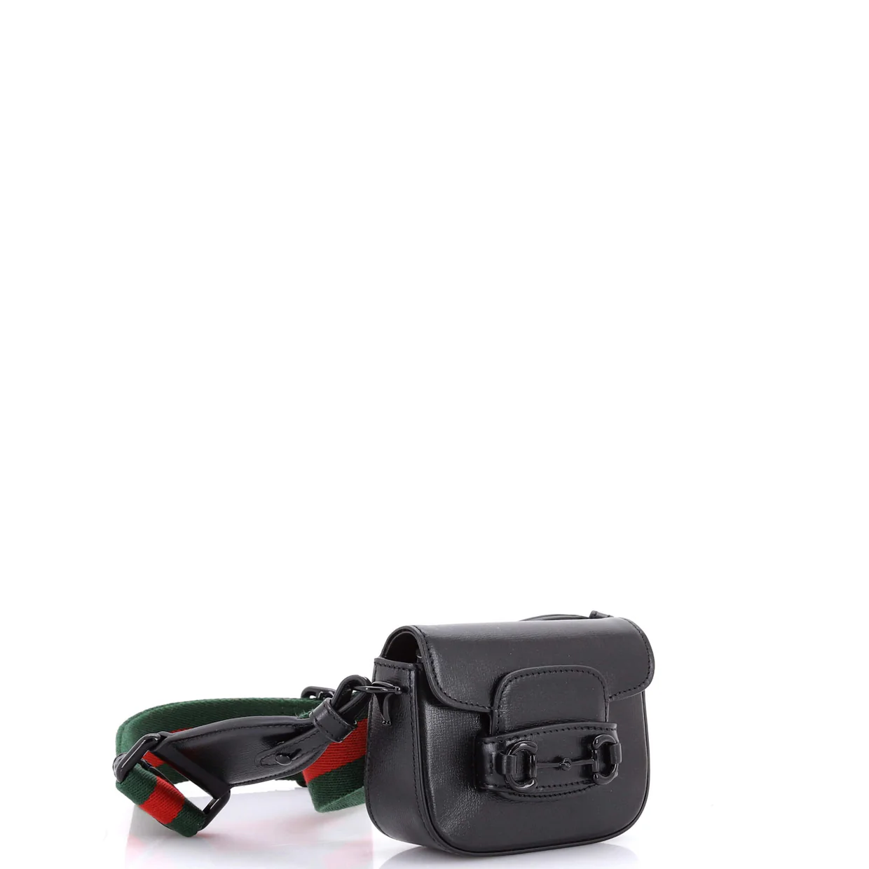 Horsebit 1955 Shoulder Bag Leather Super Mini - Deep Luxury