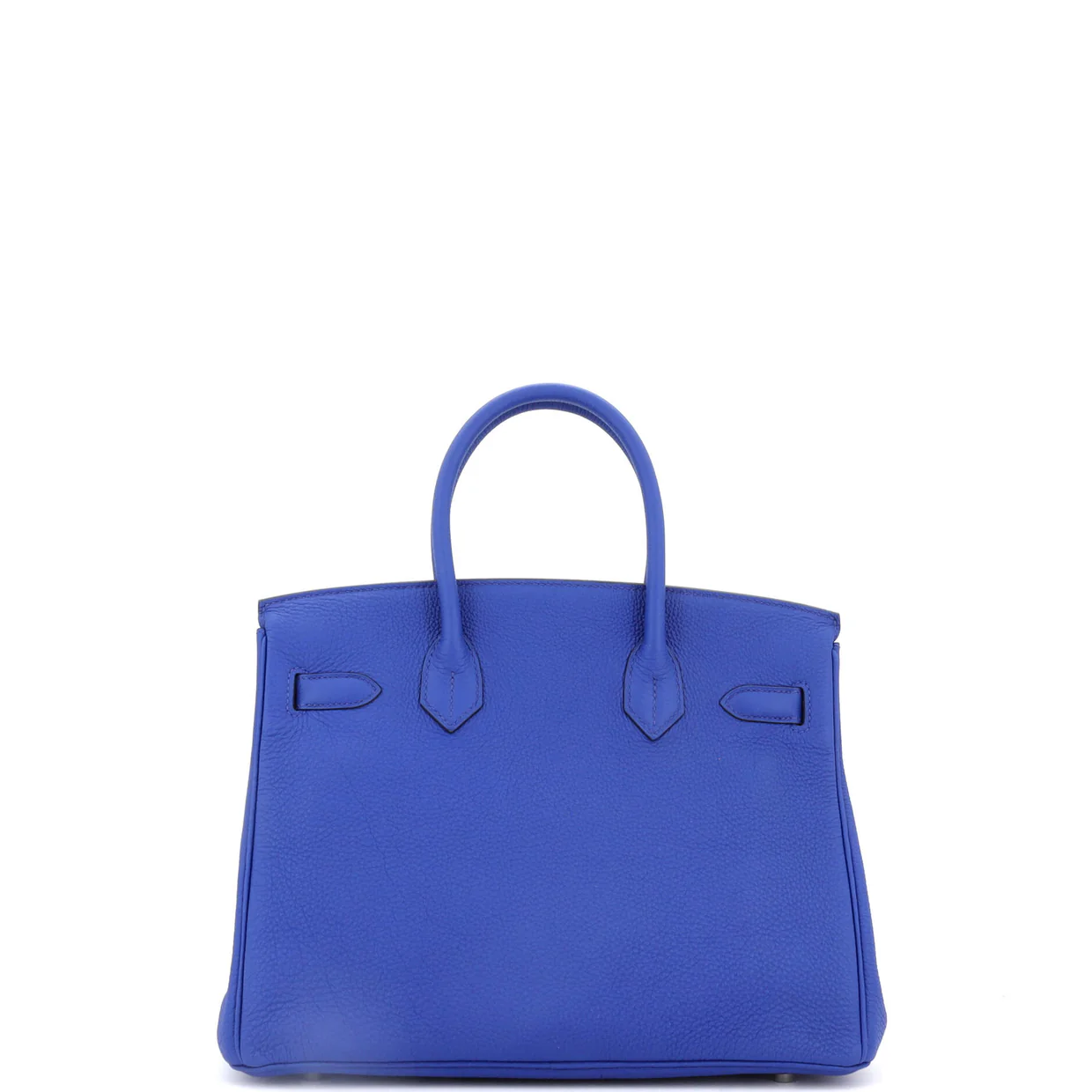 Birkin Handbag Bleu Electrique Togo with Palladium Hardware 30 - Deep Luxury