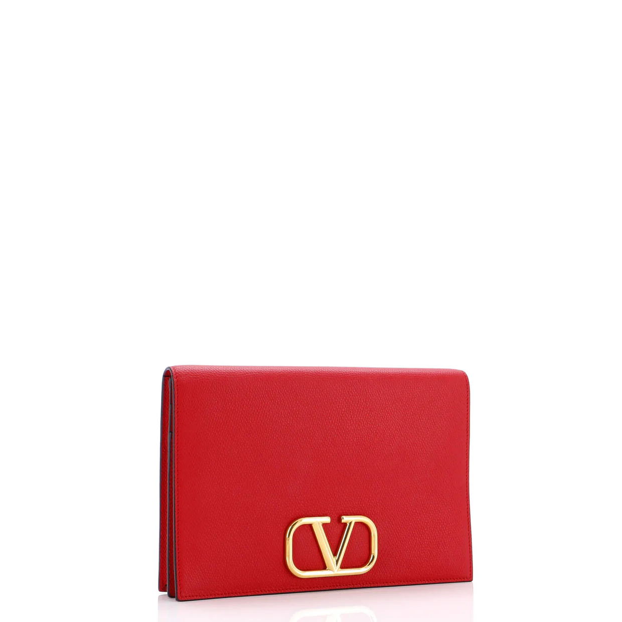 VLogo Signature Flap Pouch Leather - Deep Luxury