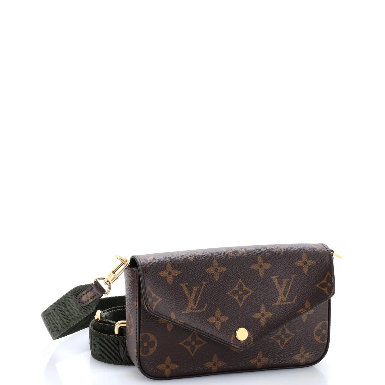 Felicie Strap u0026 Go Handbag Monogram Canvas - Deep Luxury