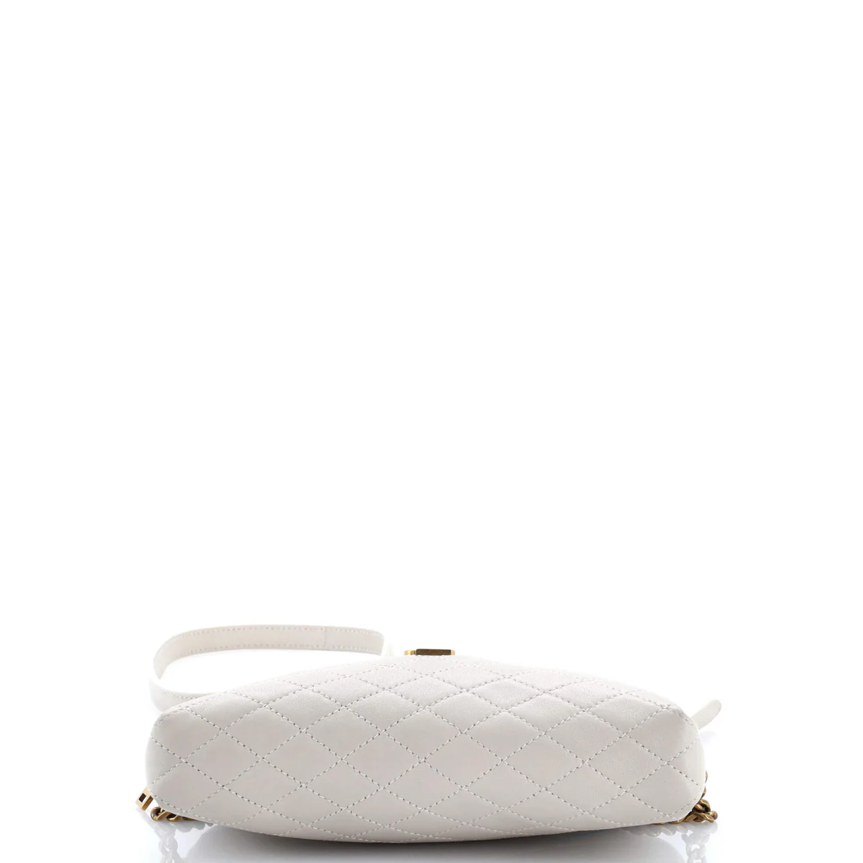 Gaby Zipped Pouch Crossbody Quilted Leather - Deep Luxury