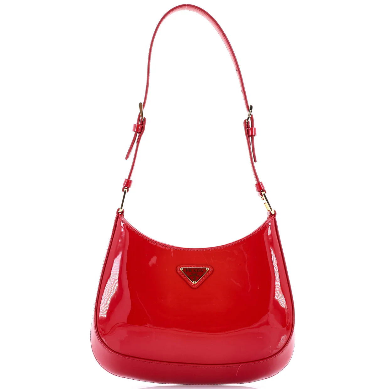 Cleo Shoulder Bag Patent Small - Deep Luxury