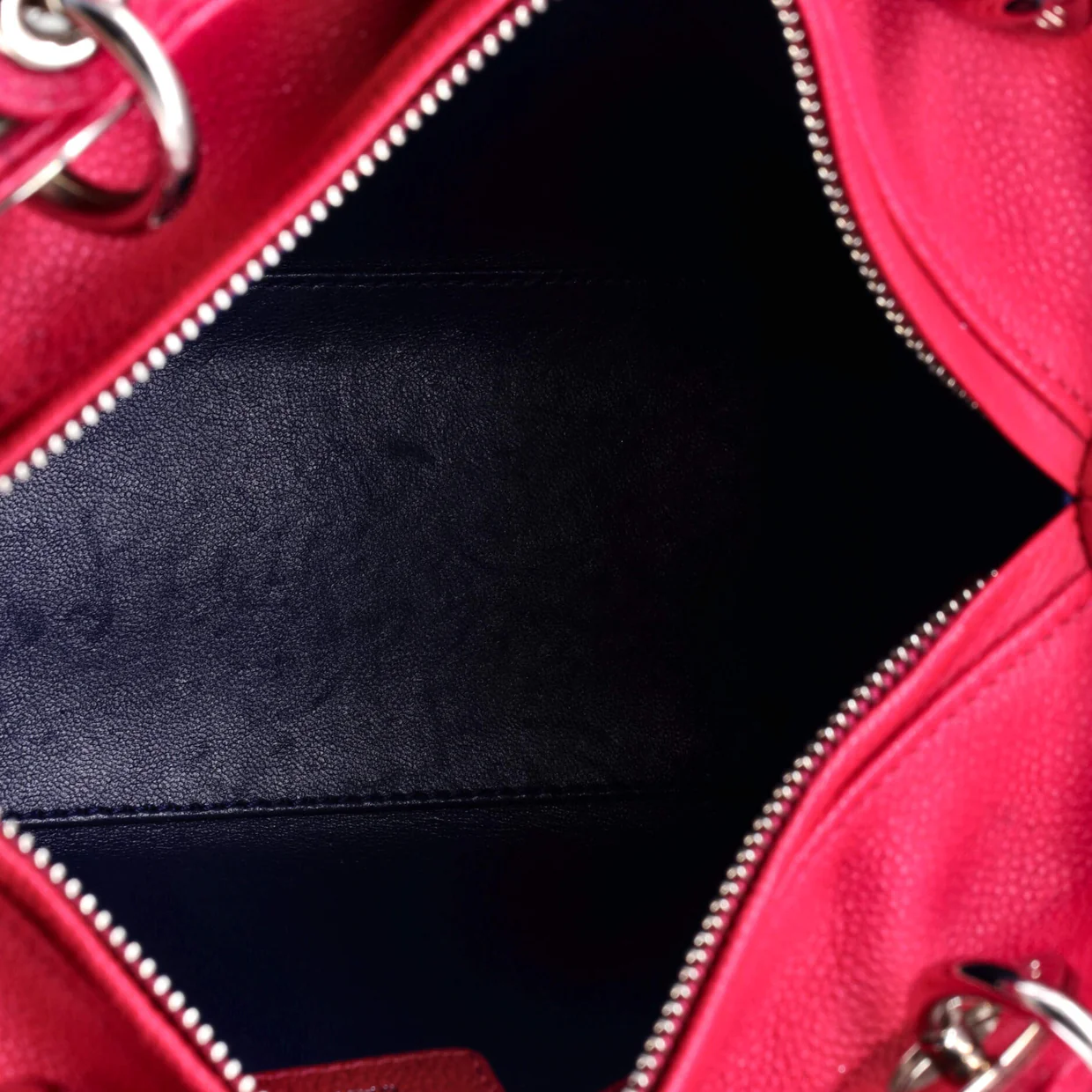 Lady Dior Bag Cannage Quilt Grained Calfskin Medium - Deep Luxury