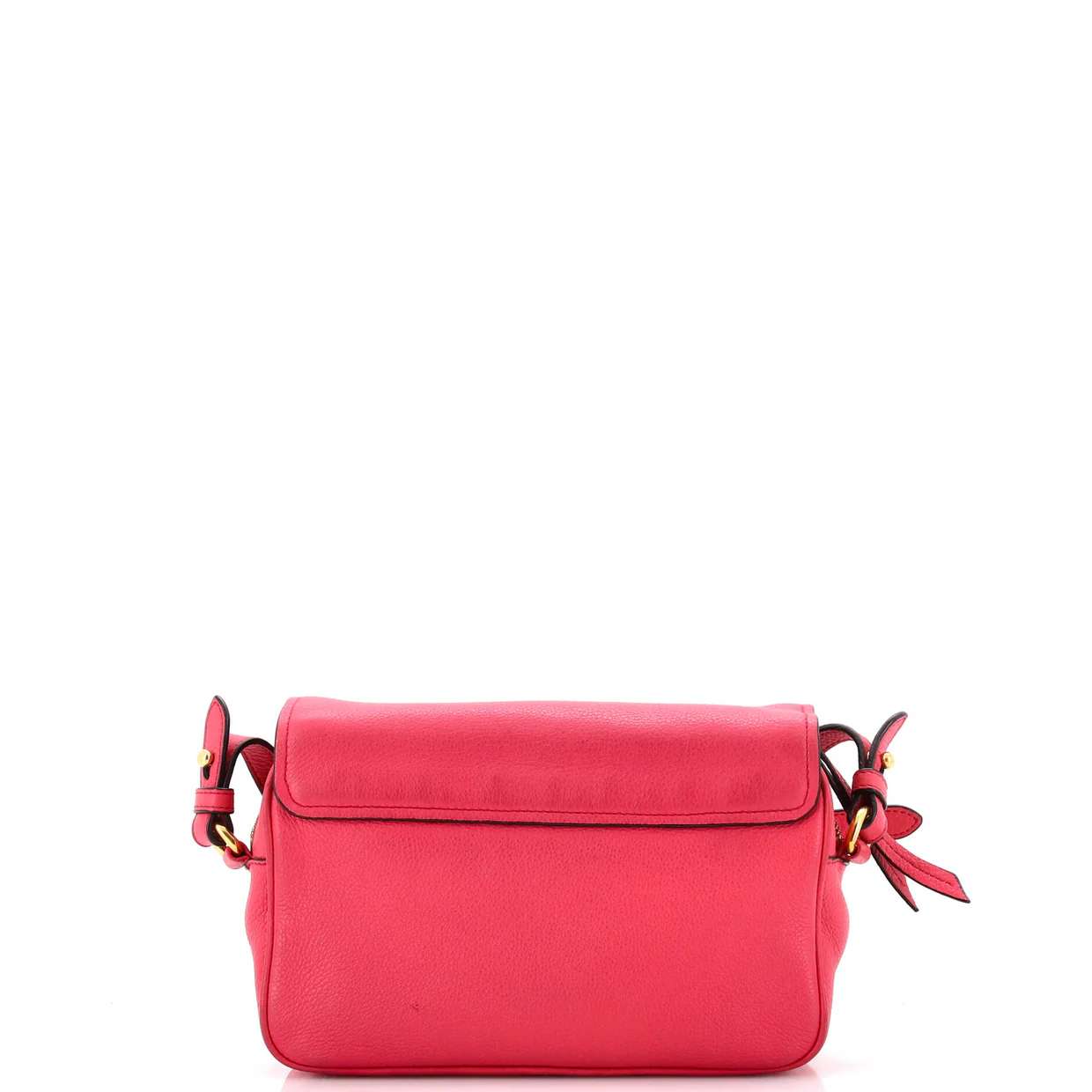 Flap Zip Crossbody Bag Vitello Phenix Small - Deep Luxury