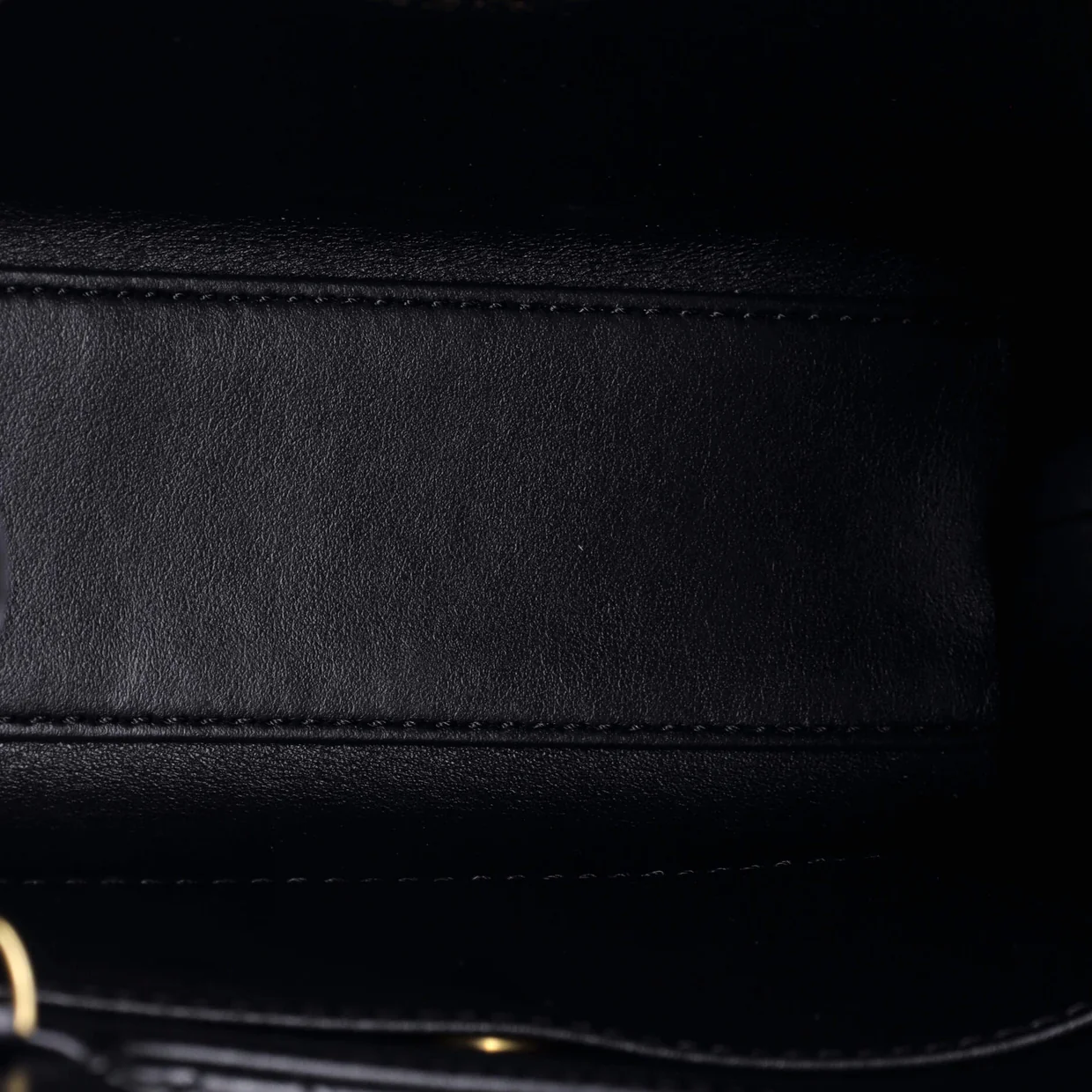 Kelly Top Handle Shopping Bag Quilted Shiny Aged Calfskin Mini - Deep Luxury