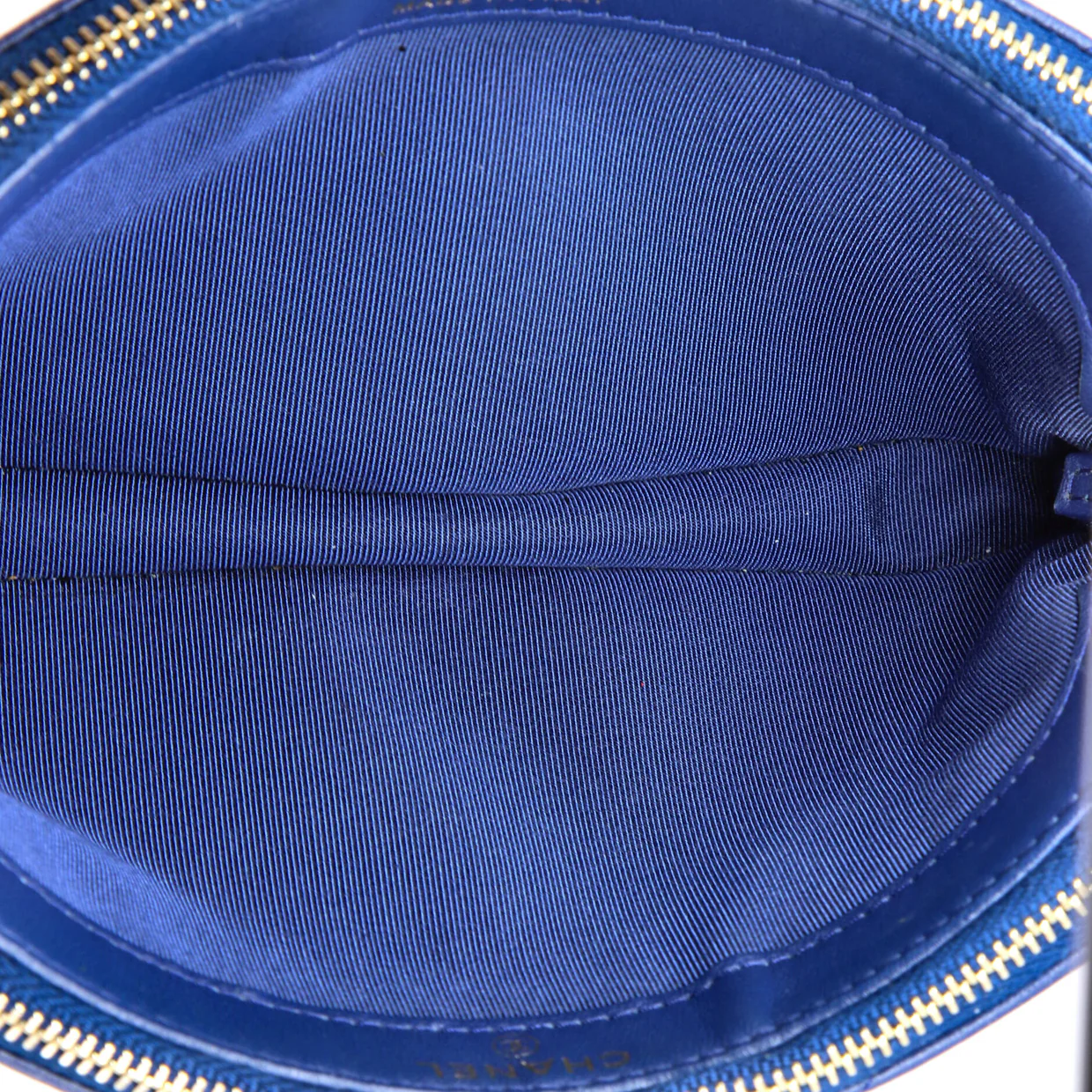 Double Zip Clutch with Chain Quilted Lambskin - Deep Luxury