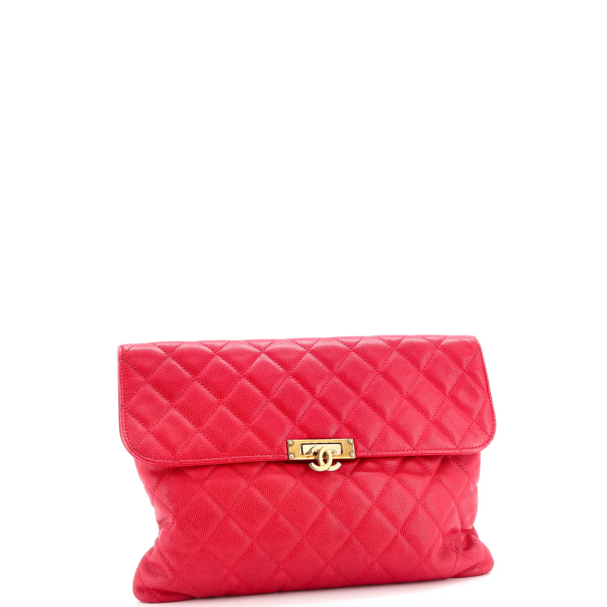 Golden Class O Case Clutch Quilted Caviar Medium - Deep Luxury