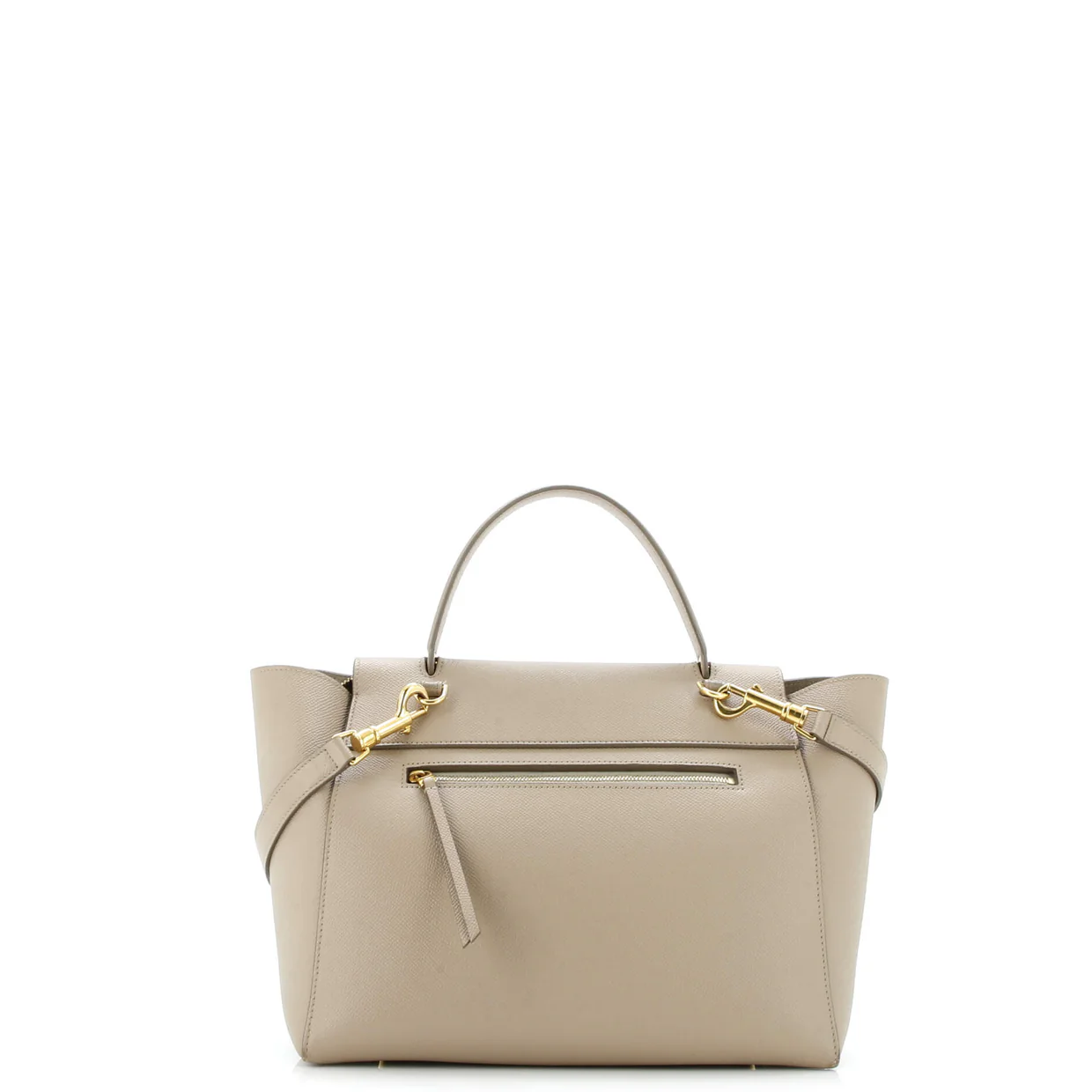 Belt Bag Textured Leather Mini - Deep Luxury