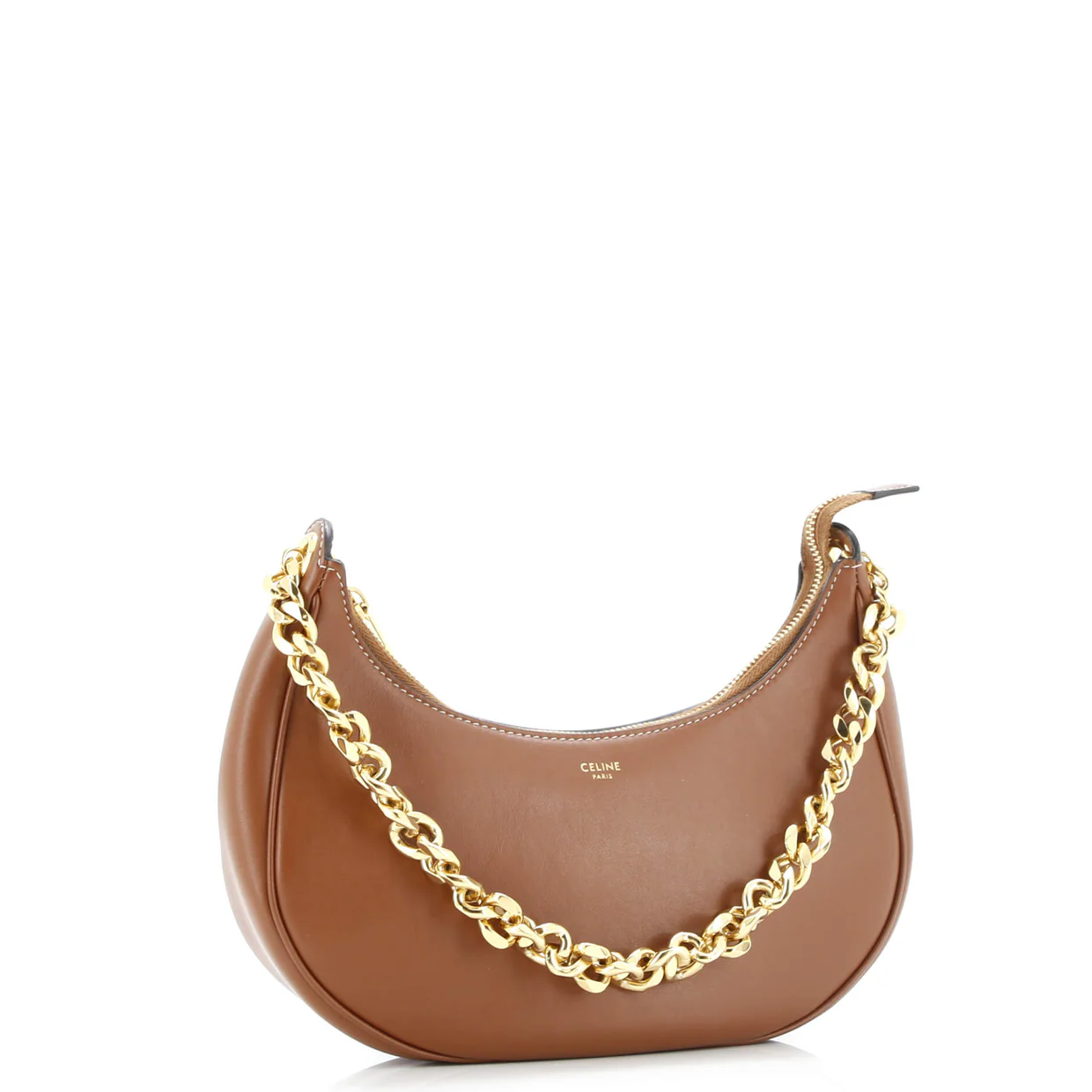 Ava Chain Bag Leather Medium - Deep Luxury
