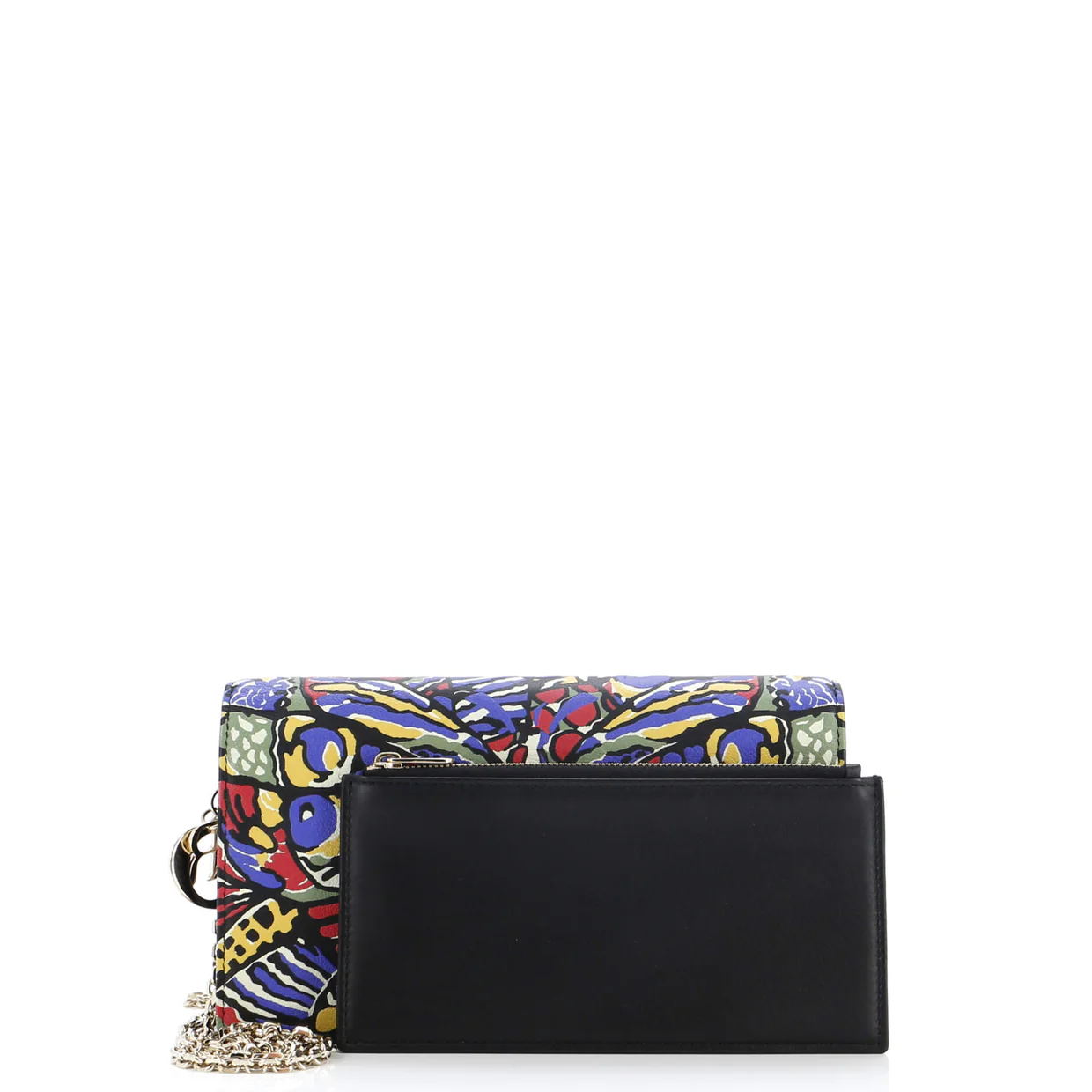 Lady Dior Wallet on Chain Pouch Printed Leather - Deep Luxury