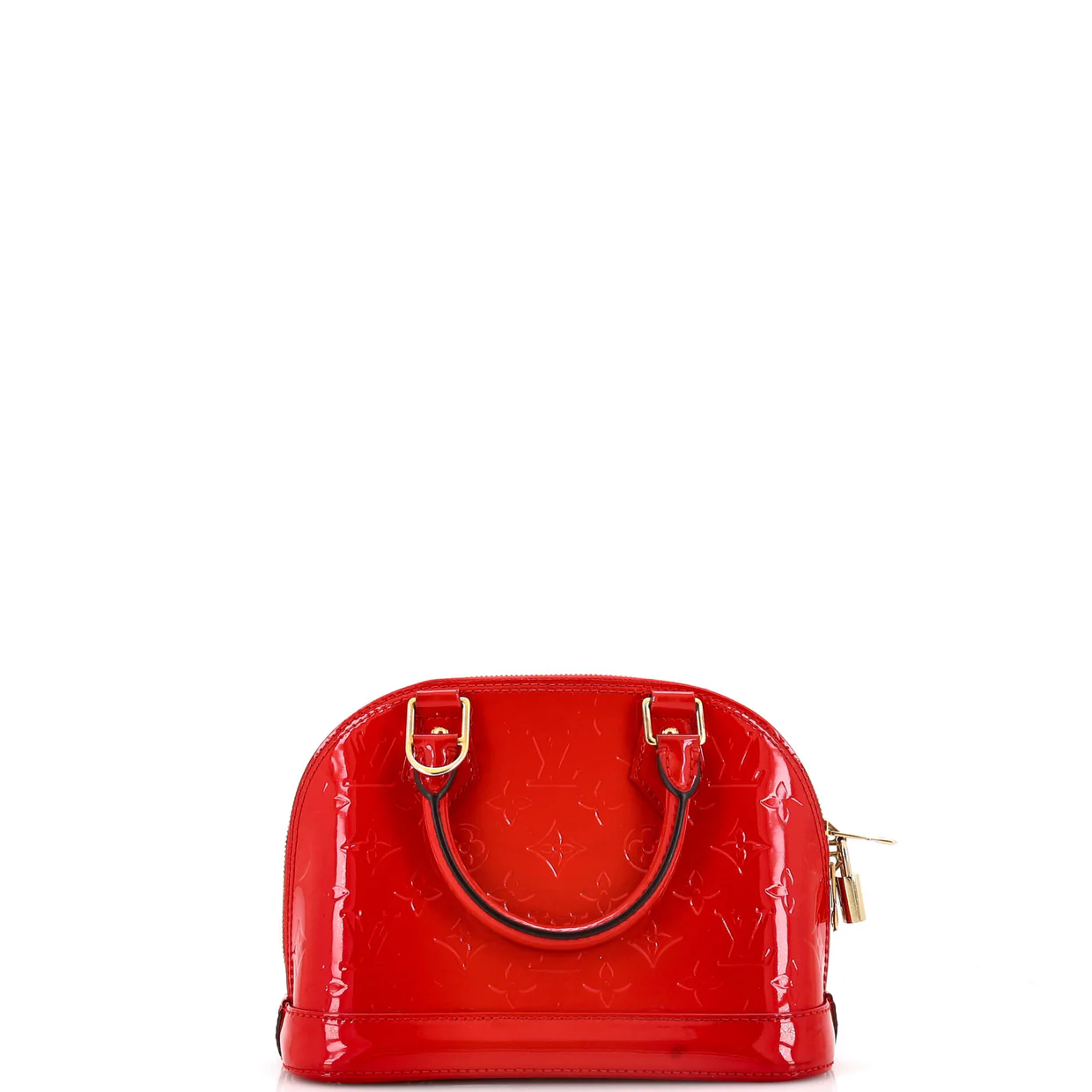 Alma Handbag Monogram Vernis BB - Deep Luxury