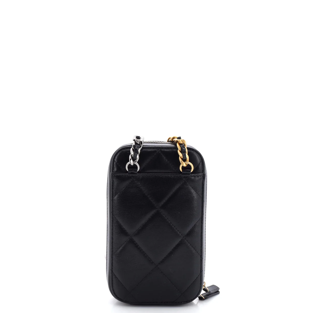 19 Phone Holder Crossbody Bag Quilted Lambskin - Deep Luxury