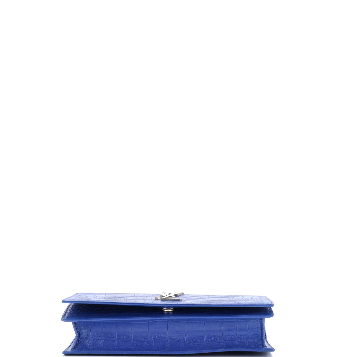 Classic Monogram Clutch Crocodile Embossed Leather Large - Deep Luxury