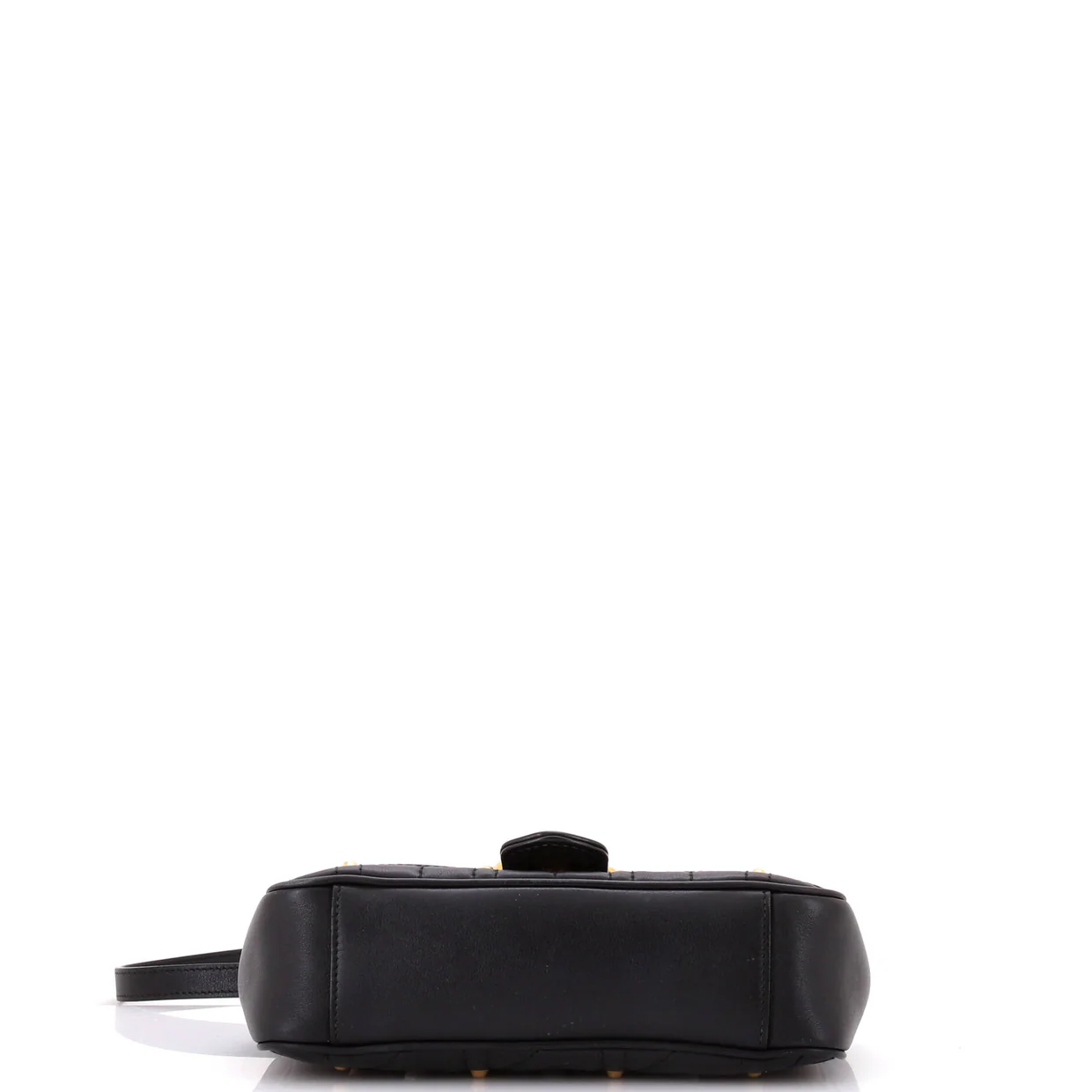 Pearly GG Marmont Flap Bag Embellished Matelasse Leather Mini - Deep Luxury