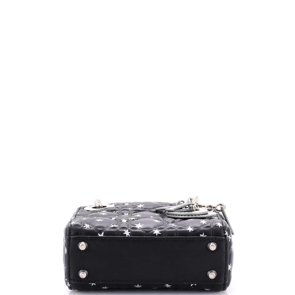 Lady Dior Bag Star Print Cannage Quilt Lambskin Mini - Deep Luxury