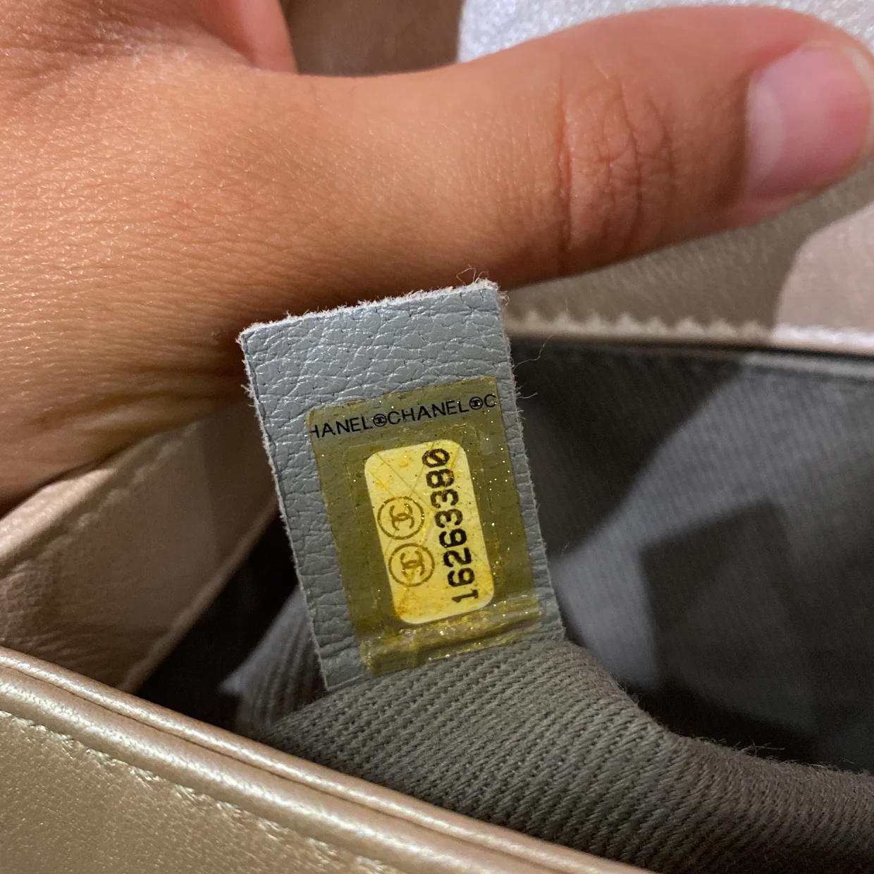 Boy Flap Bag Quilted Metallic Calfskin Small - Deep Luxury