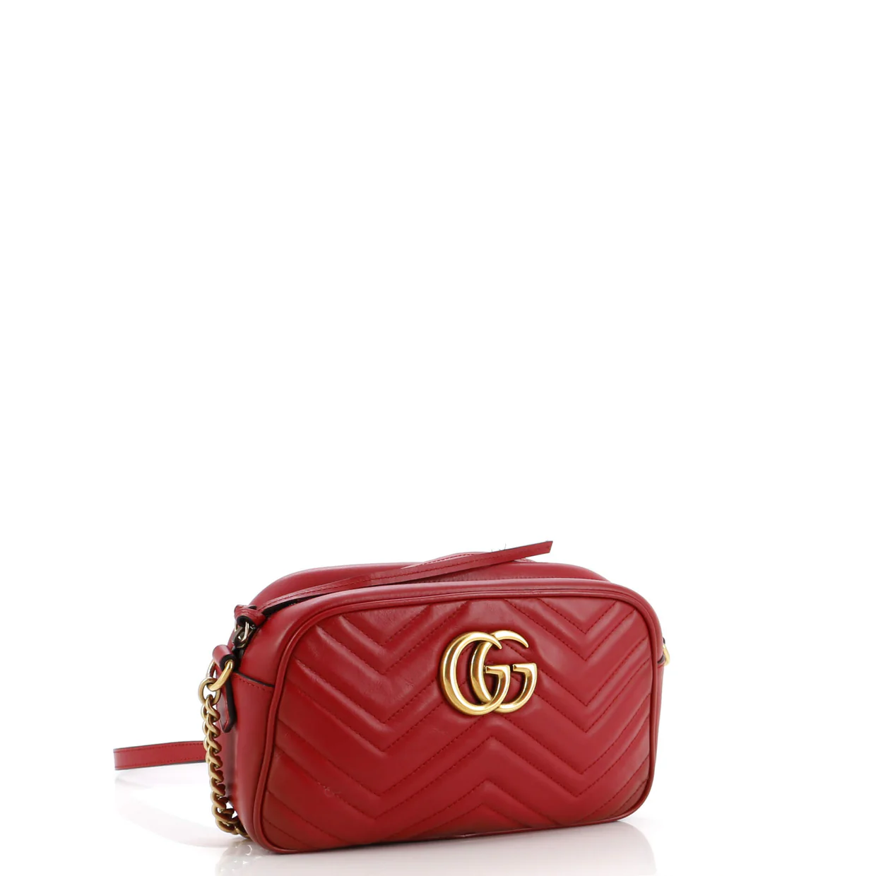 GG Marmont Shoulder Bag Matelasse Leather Small - Deep Luxury