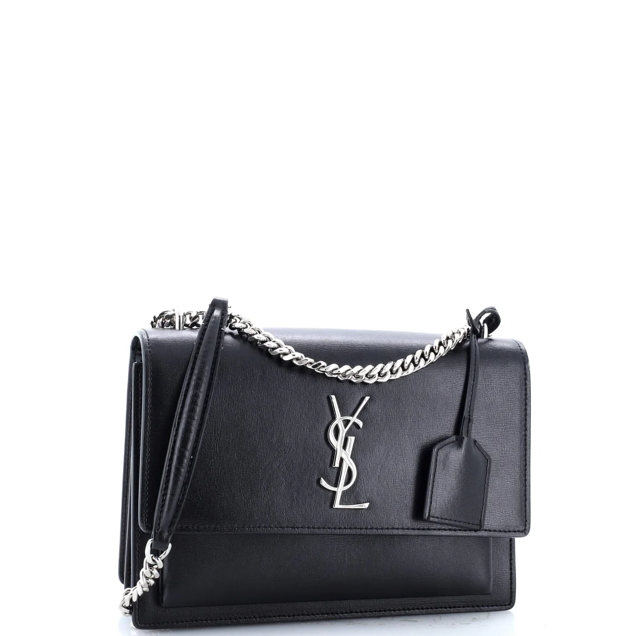 Sunset Crossbody Bag Leather Medium - Deep Luxury