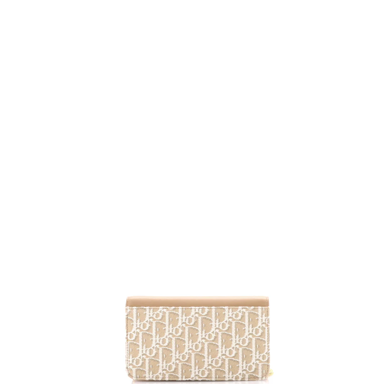 Miss Caro Pouch with Chain Oblique Canvas and Leather - Deep Luxury