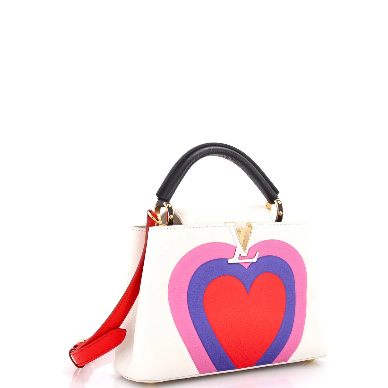 Capucines Bag Limited Edition Game On Printed Leather BB - Deep Luxury