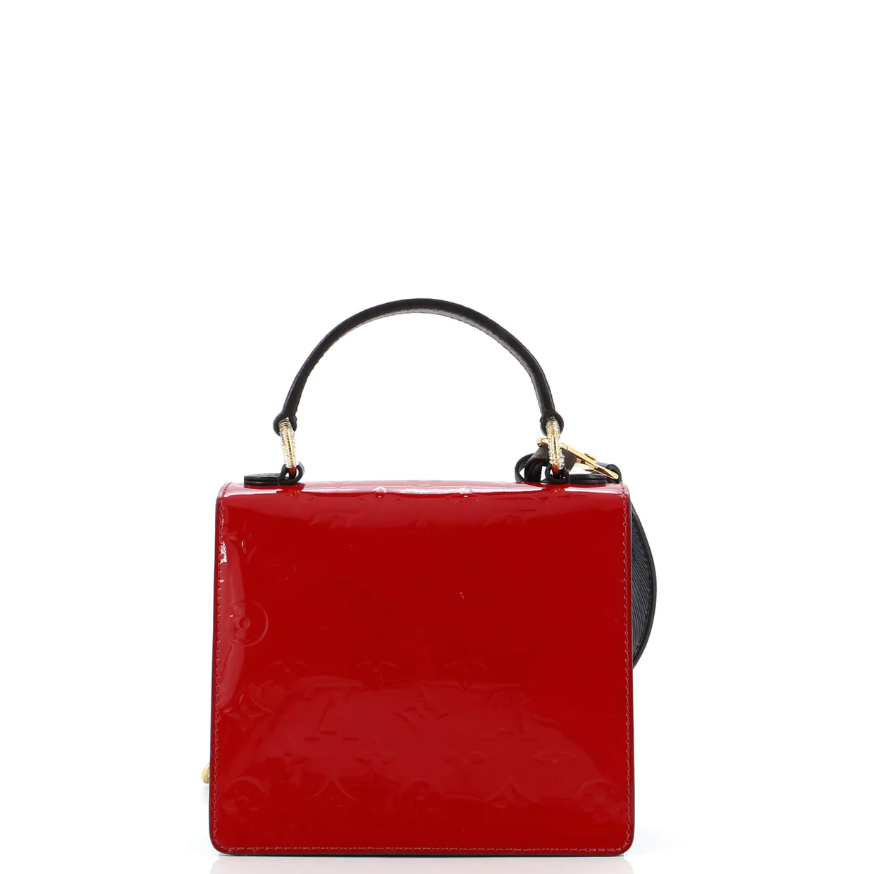 Spring Street NM Handbag Monogram Vernis with Monogram Canvas and Epi Leather - Deep Luxury