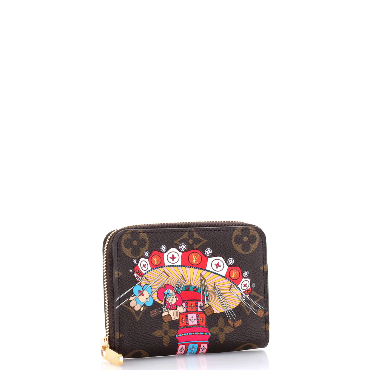 Zippy Coin Purse Limited Edition Vivienne Xmas Monogram Canvas - Deep Luxury