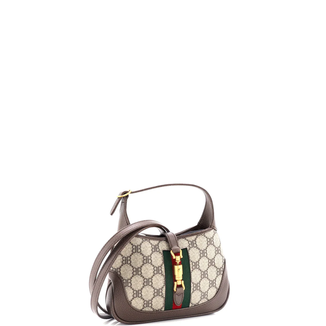x Gucci The Hacker Project Jackie 1961 Hobo BB Coated Canvas Mini - Deep Luxury