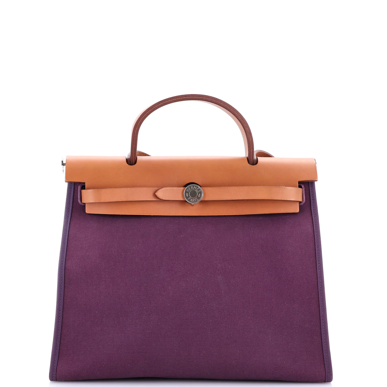 Herbag Zip Leather and Toile 31 - Deep Luxury