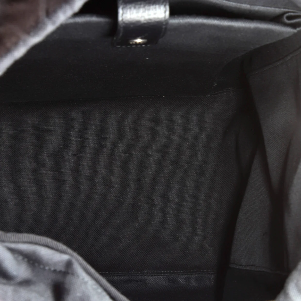 Interlocking G Patch Drawstring Flap Backpack Printed GG Coated Canvas Medium - Deep Luxury