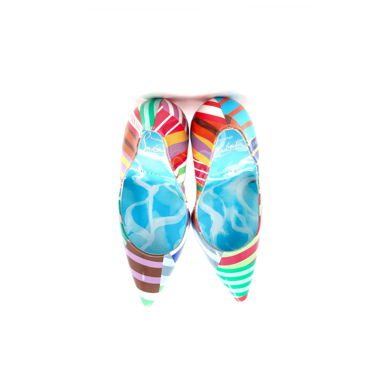 Women's So Kate Pumps Printed Patent 120 - Deep Luxury