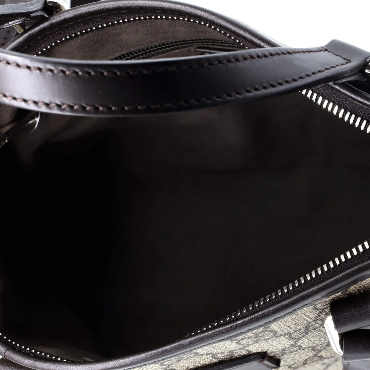 Convertible Zip Tote GG Coated Canvas Small - Deep Luxury